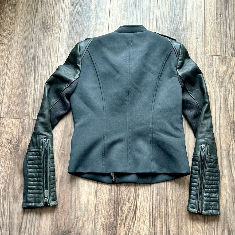 BCBGMAXAZRIA Fern Ava Moto Jacket | XS - Picture 13 of 15